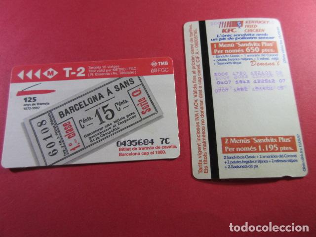 Coleccionismo Billetes de transporte: ref: TARMAGTBM - 1 TARJETA T-2 VER SERIES DIFERENTES - COLECCI&Oacute;N MAGNETICA BARCELONA - LEER INTERIOR
