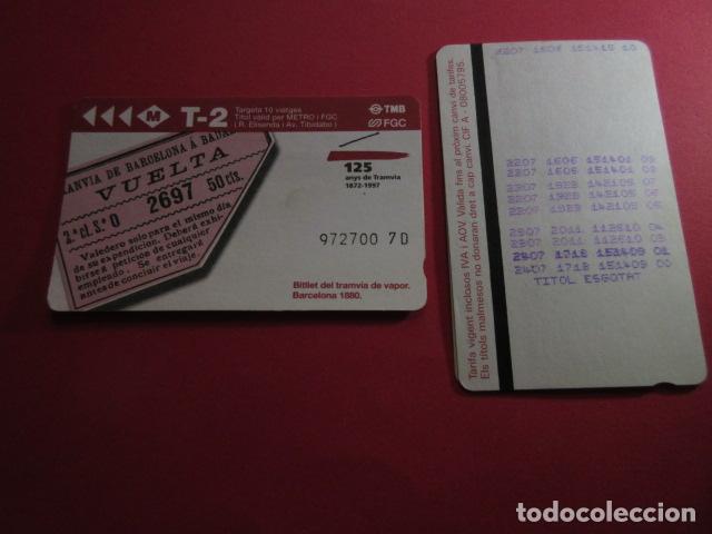 Coleccionismo Billetes de transporte: ref: TARMAGTBM - 1 TARJETA T-2 VER SERIES DIFERENTES - COLECCI&Oacute;N MAGNETICA BARCELONA - LEER INTERIOR
