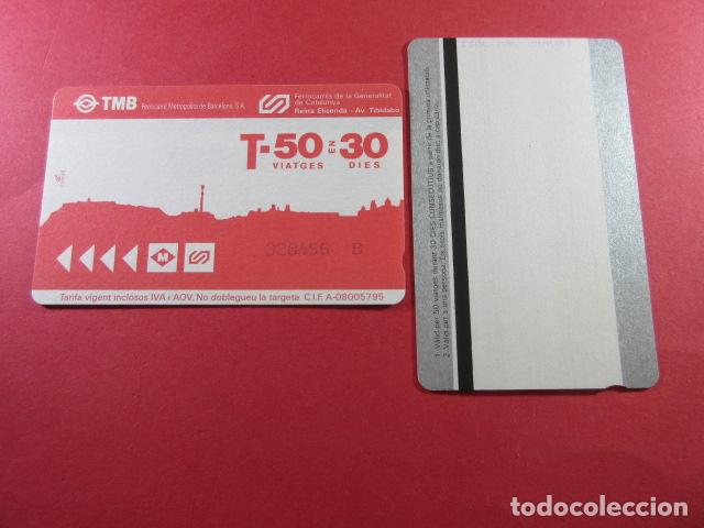 Collectionnisme Billets de transport: ref: TARMAGTBM - 1 TARJETA VER TEXTOS SERIE Y DIFERENC COLECCI&Oacute;N MAGNETICA BARCELONA - LEER INTERIOR
