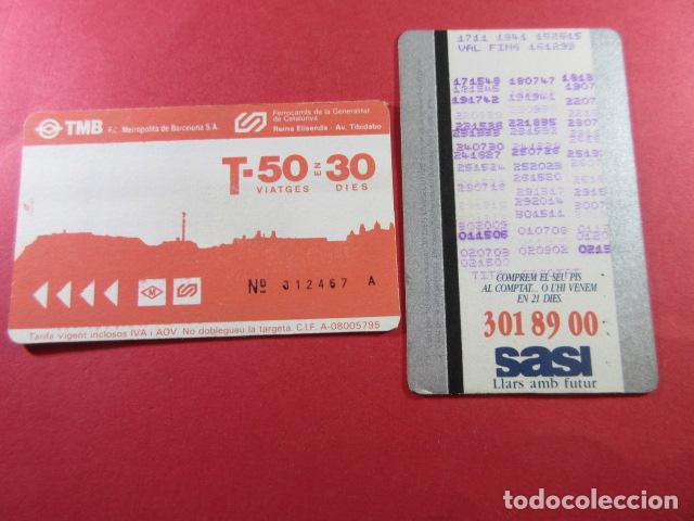 Collectionnisme Billets de transport: ref: TARMAGTBM - 1 TARJETA VER TEXTOS SERIE Y DIFERENC COLECCI&Oacute;N MAGNETICA BARCELONA - LEER INTERIOR