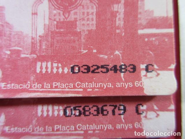 Collectionnisme Billets de transport: ref: TARMAGTBM - 2 TARJETA VER TEXTOS SERIE Y DIFERENC COLECCI&Oacute;N MAGNETICA BARCELONA - LEER INTERIOR