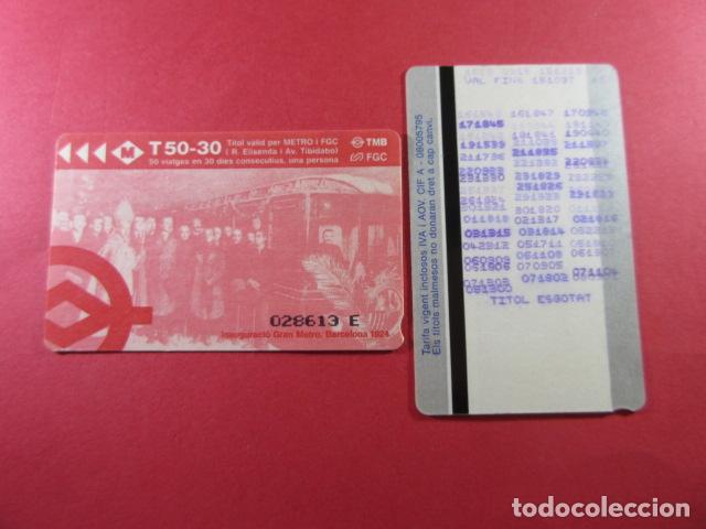 Collectionnisme Billets de transport: ref: TARMAGTBM - 1 TARJETA VER TEXTOS SERIE Y DIFERENC COLECCI&Oacute;N MAGNETICA BARCELONA - LEER INTERIOR