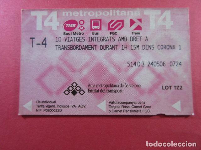 Coleccionismo Billetes de transporte: REF: TARMAGROS - 1 TARJETA ROSA VER SERIES Y TEXTOS DI COLECCI&Oacute;N MAGNETICA BARCELONA - LEER INTERIOR