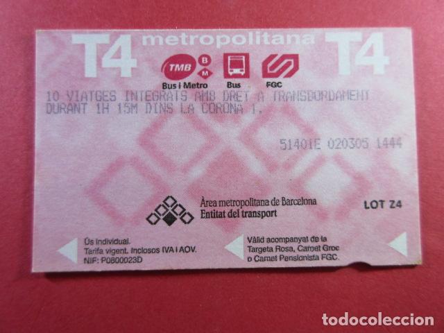 Coleccionismo Billetes de transporte: REF: TARMAGROS - 1 TARJETA ROSA VER SERIES Y TEXTOS DI COLECCI&Oacute;N MAGNETICA BARCELONA - LEER INTERIOR