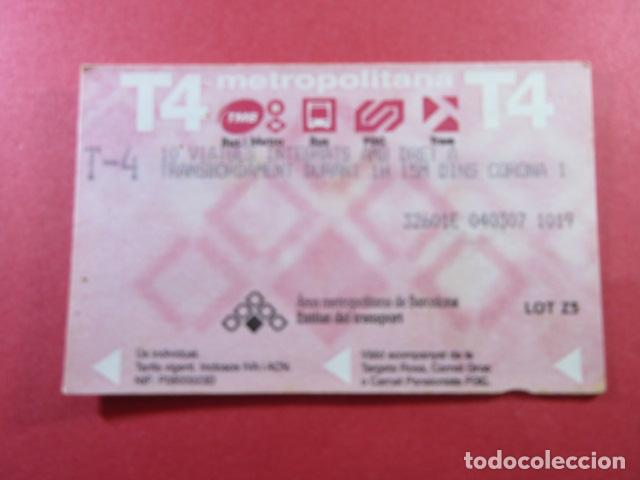 Coleccionismo Billetes de transporte: REF: TARMAGROS - 1 TARJETA ROSA VER SERIES Y TEXTOS DI COLECCI&Oacute;N MAGNETICA BARCELONA - LEER INTERIOR