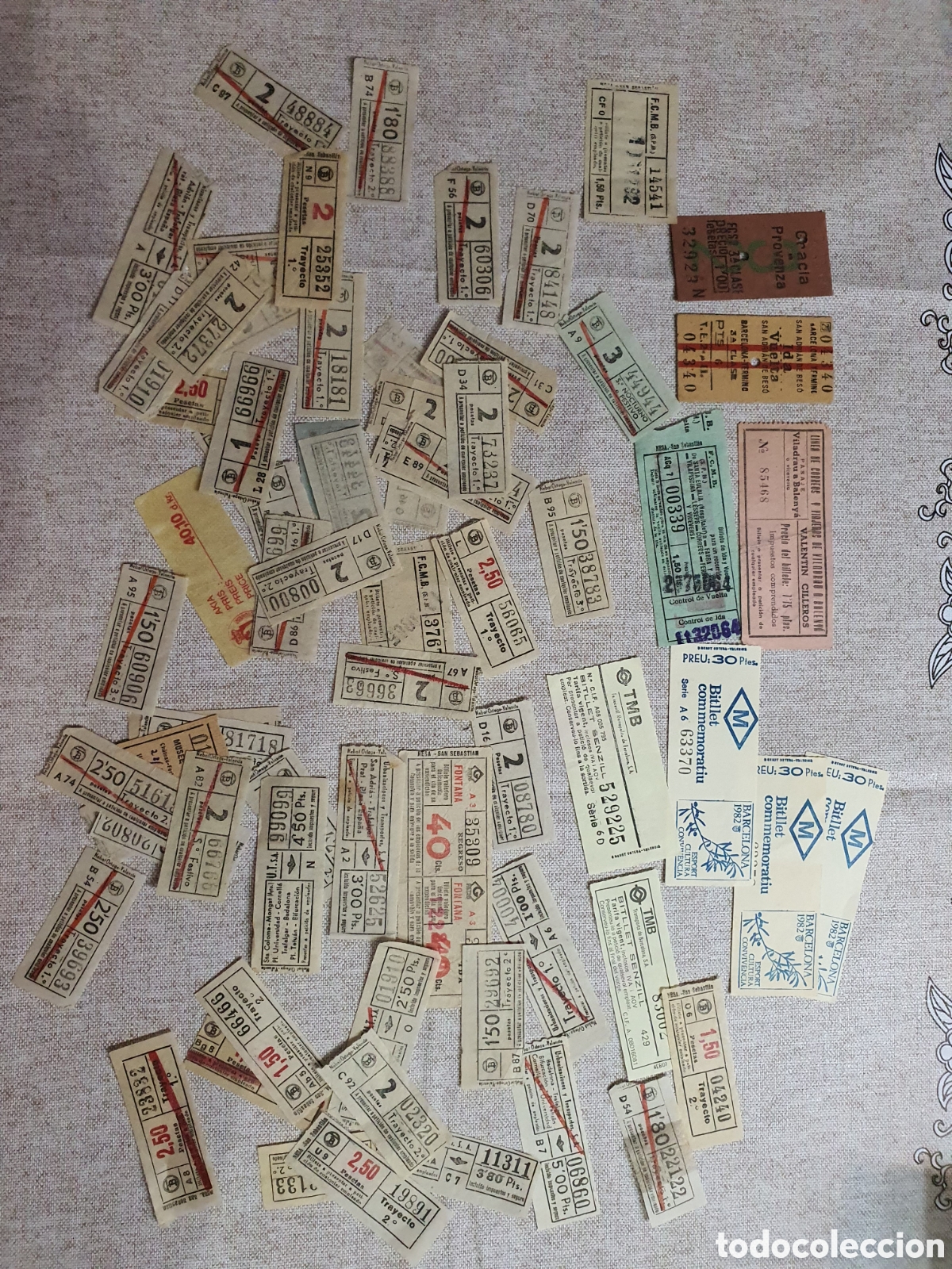 Coleccionismo Billetes de transporte: Lote billetes transporte capicua