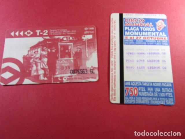 Collectionnisme Billets de transport: ref: TARMAGTBM - 1 TARJETA T-2 VER SERIES DIFERENTES - COLECCI&Oacute;N MAGNETICA BARCELONA - LEER INTERIOR
