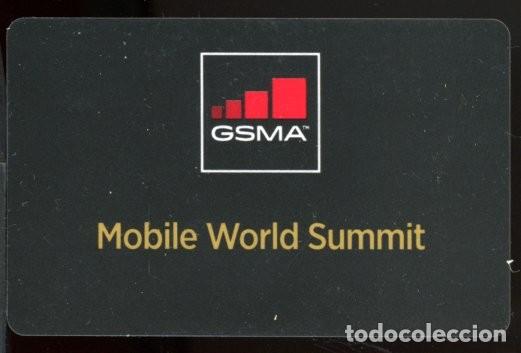 Collectables Transport Tickets: TARJETA DE PLASTICO SUPER EXCLUSIVA DE LA CTEGORIA MPBILE WORLD SUMMIT EN EL MOBILE DE 2016