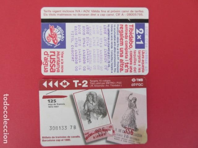 Coleccionismo Billetes de transporte: ref: TARMAGTBM - 1 TARJETA 125 A&Ntilde;OS TRANVIA VER - COLECCI&Oacute;N MAGNETICA BARCELONA - LEER INTERIOR
