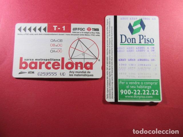Sammeln von Fahrkarten: ref: DISCOT_01 - 1 TARJETA - COLECCI&Oacute;N MAGNETICA DISE&Ntilde;O COTIDIANO BARCELONA - LEER INTERIOR