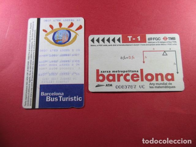 Sammeln von Fahrkarten: ref: DISCOT_01 - 1 TARJETA - COLECCI&Oacute;N MAGNETICA DISE&Ntilde;O COTIDIANO BARCELONA - LEER INTERIOR
