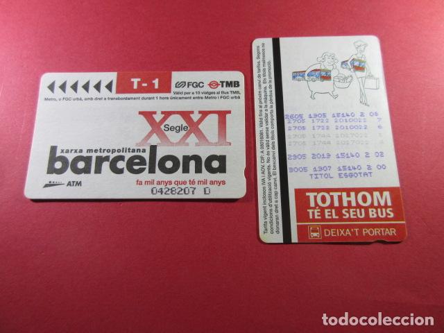 Sammeln von Fahrkarten: ref: DISCOT_01 - 1 TARJETA - COLECCI&Oacute;N MAGNETICA DISE&Ntilde;O COTIDIANO BARCELONA - LEER INTERIOR