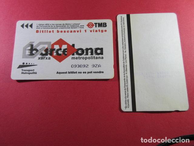 Coleccionismo Billetes de transporte: ref: DISCOT_01 - 1 TARJETA - COLECCI&Oacute;N MAGNETICA DISE&Ntilde;O COTIDIANO BARCELONA - LEER INTERIOR