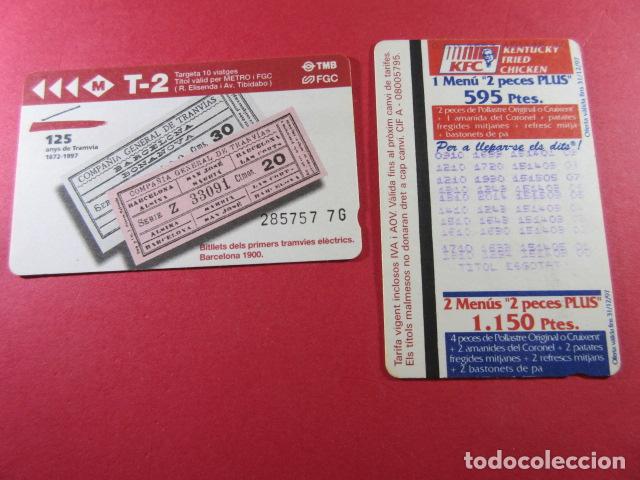 Coleccionismo Billetes de transporte: ref: TARMAGTBM - 1 TARJETA T-2 VER SERIES DIFERENTES - COLECCI&Oacute;N MAGNETICA BARCELONA - LEER INTERIOR