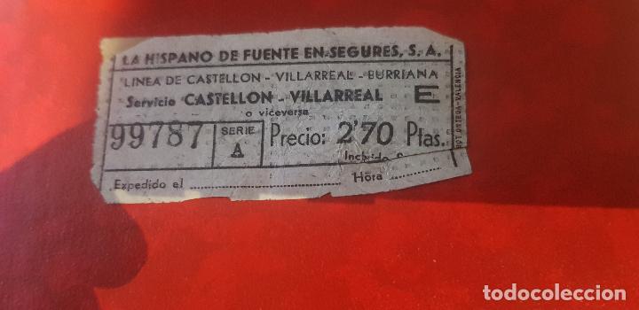 Collectables Transport Tickets: BILLETE DE AUTOBUS,LA HISPANO DE FUENTE EN SEGURES S..A.(HIFE) A&Ntilde;O 1964