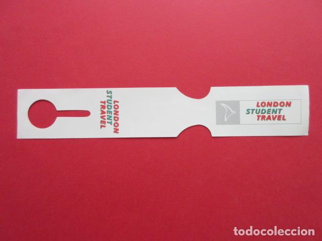 Coleccionismo Billetes de transporte: ETIQUETA PARA MALETAS SIN USAR LINEAS AEREAS - LONDON STUDENT TRAVEL