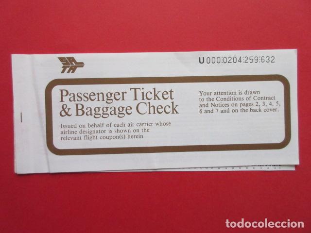 Collectables Transport Tickets: BRITISH AIRWAYS BILLETE BARCELONA LONDRES 1992 LINEAS AEREAS