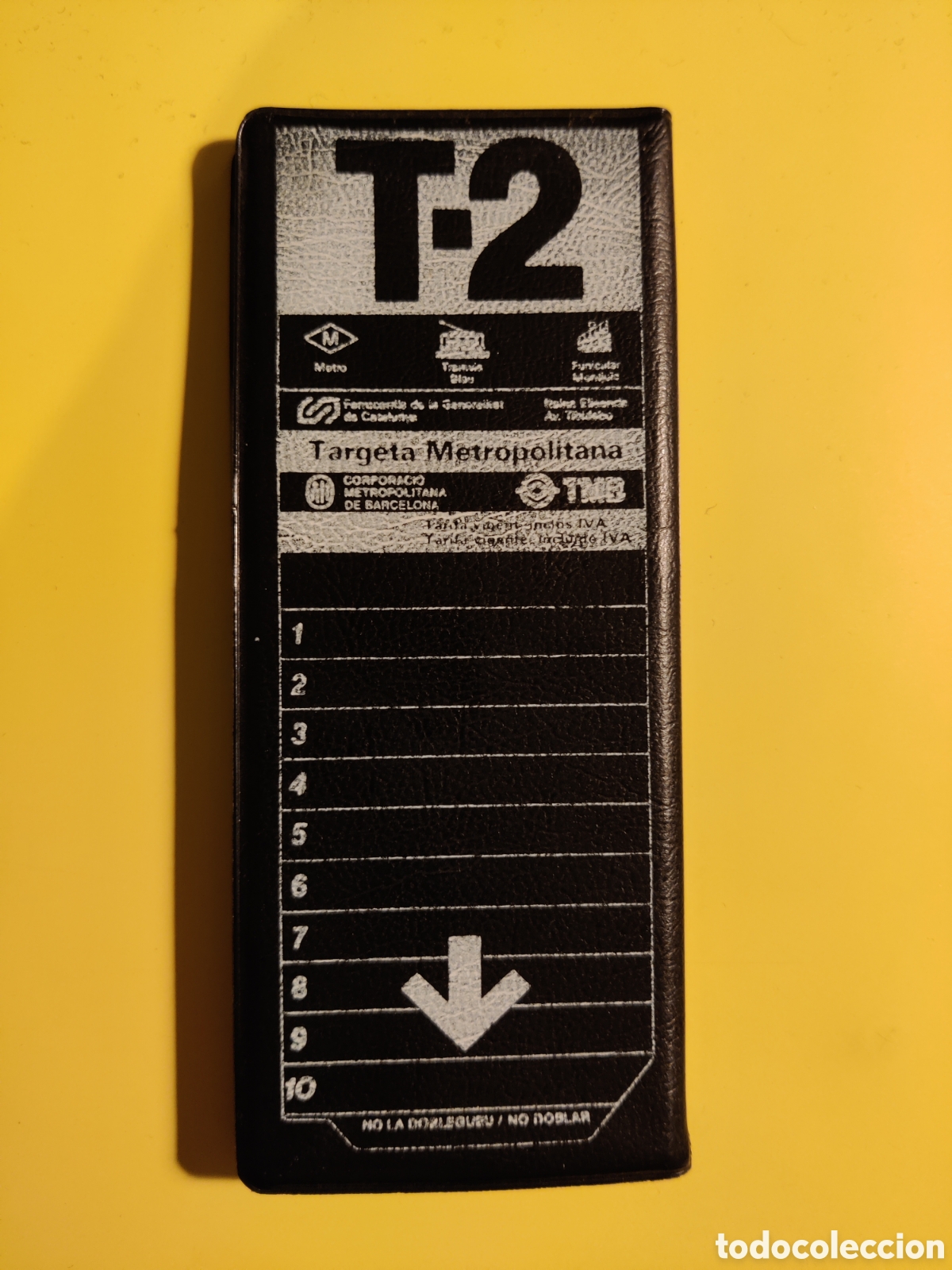 Collectables Transport Tickets: Funda Protector para tarjetas de transporte perforables de TMB