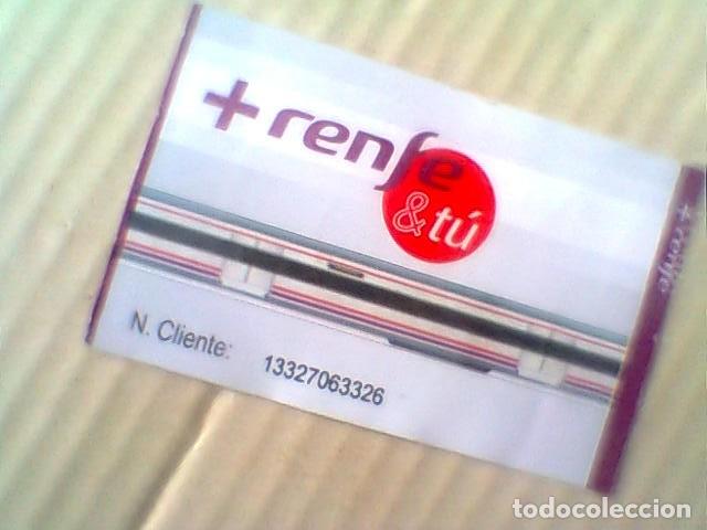 Collectables Transport Tickets: Billete renfe T&uacute; - Madrid cercan&iacute;as recargable