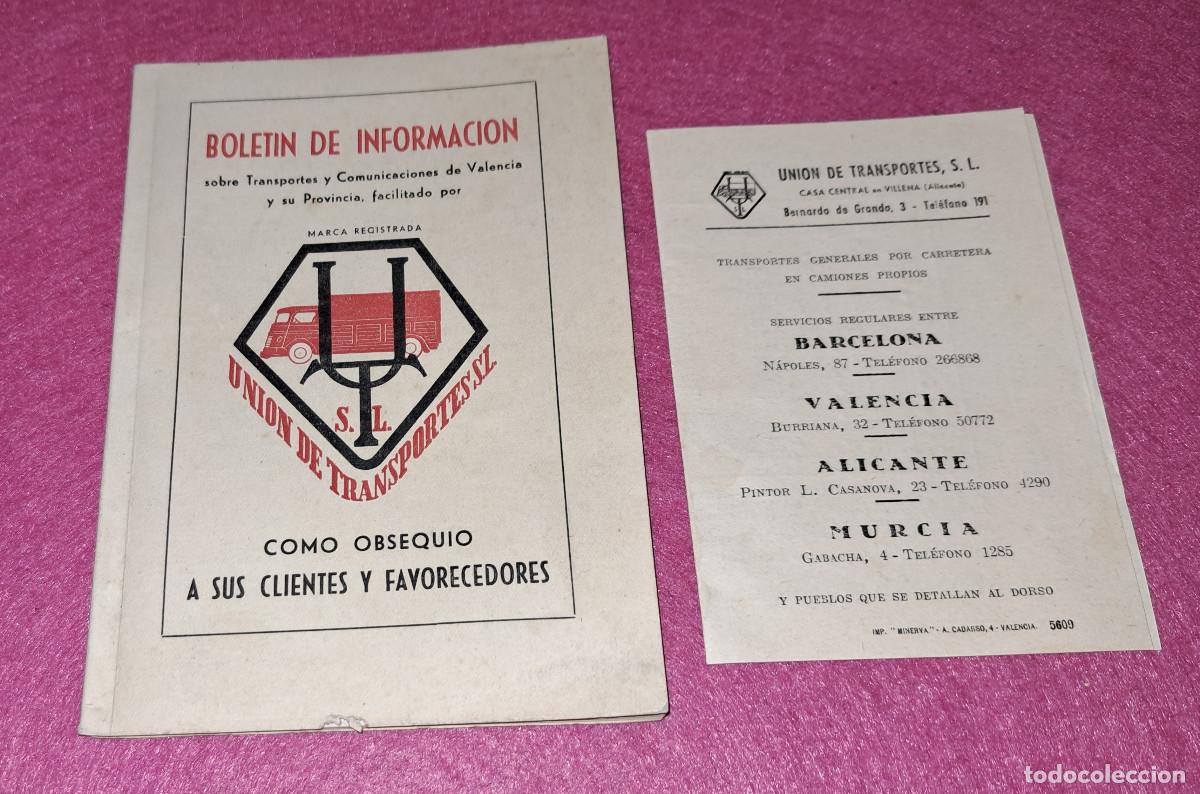 Collectables Transport Tickets: UNI&Oacute;N DE TRANSPORTES, S.L. - A&Ntilde;O 1953 - CARRUAJES CON CABALLOS - TRANSPORTES - GUIA