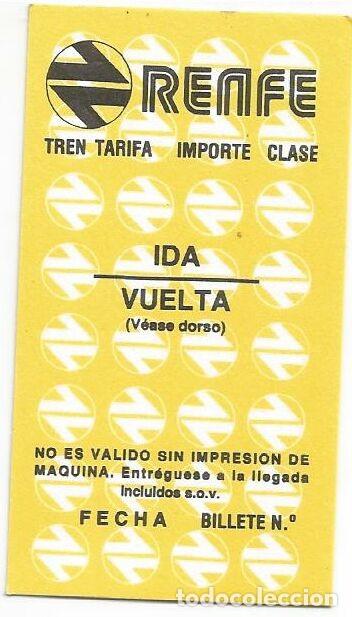 Collectables Transport Tickets: Billete de Tren Hugin, sin uso