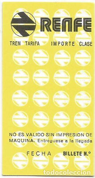 Collectables Transport Tickets: Billete de Tren Hugin, sin uso