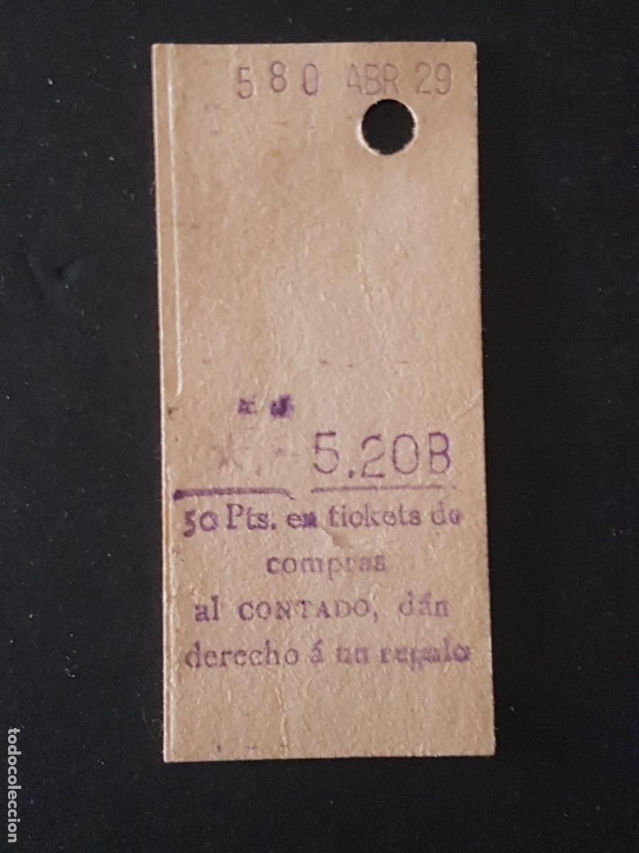 Coleccionismo billetes de transporte: BILLETE TRANSPORTE - Foto 1