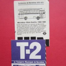 Coleccionismo Billetes de transporte: RESISTIVA - REF: COL_RESISTIVA - COL_RES_T2 - 1985/87 - VIOLETA - SIN PRECIO - TARIFA VIGEN-CATALAN