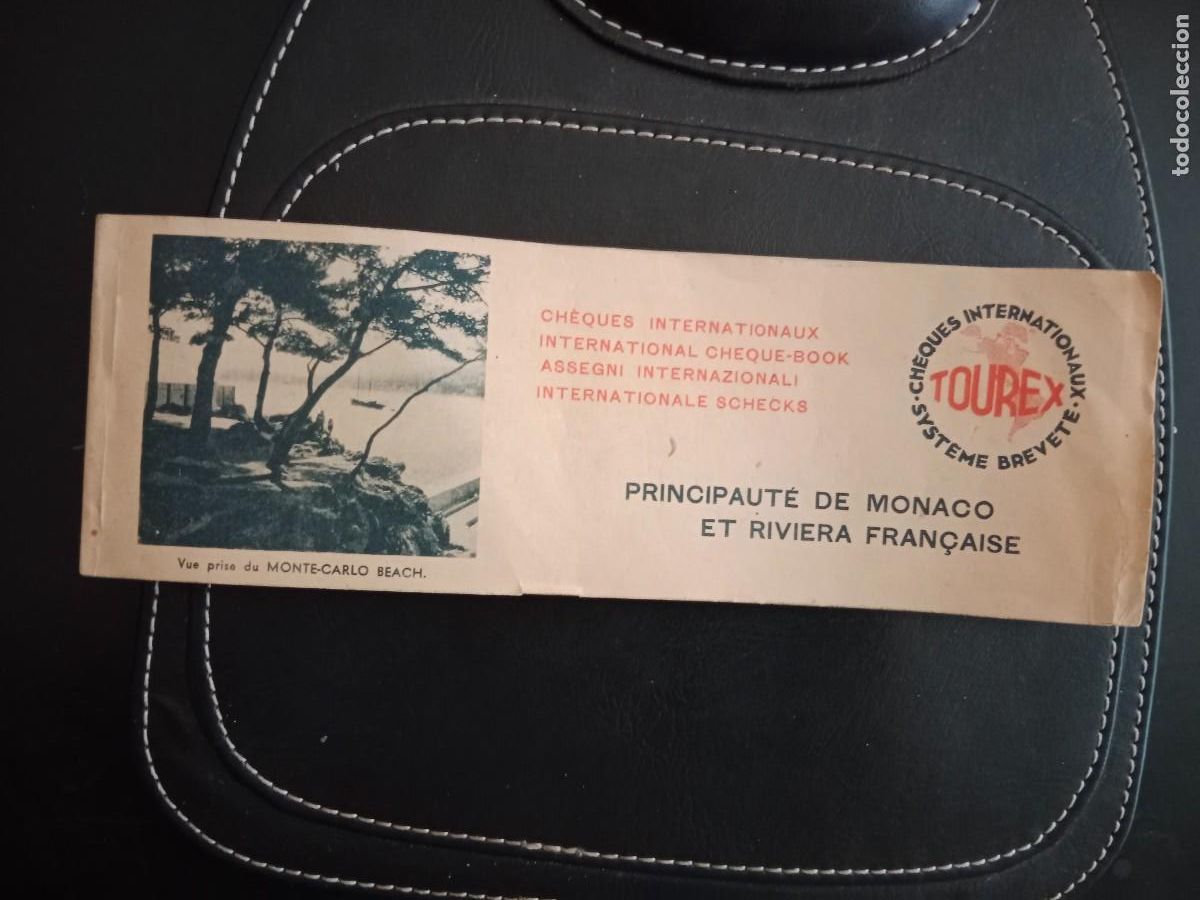 Coleccionismo Billetes de transporte: TOUREX - CHEQUES DESCUENTO - FRANCIA - MONACO Y RIBERA FRANCESA - NICE , MENTON , MONTE CARLO