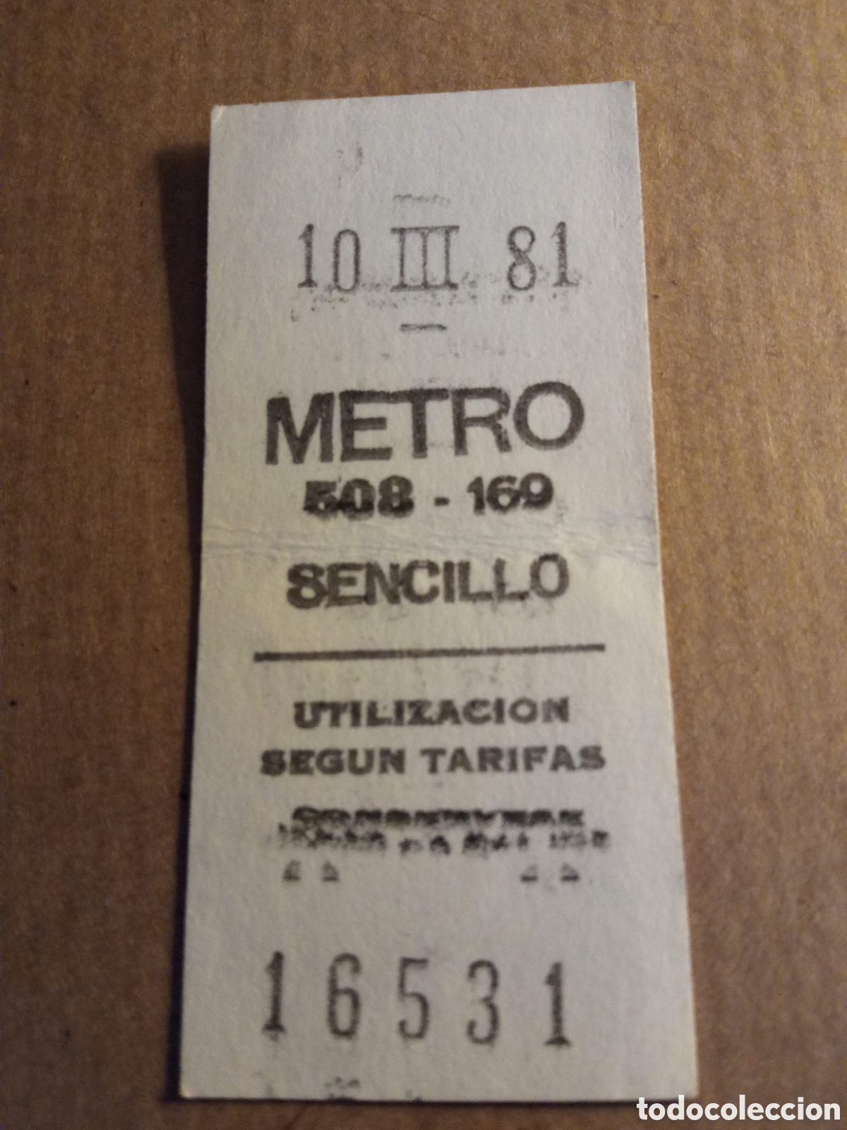 Sammeln von Fahrkarten: Billete metro de Madrid