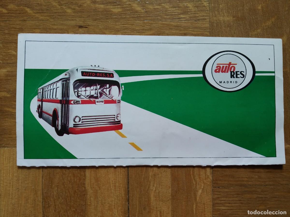 Coleccionismo Billetes de transporte: BILLETE AUTOBUS AUTO RES. MADRID - SALAMANCA A&Ntilde;O 1991. VER FOTOS