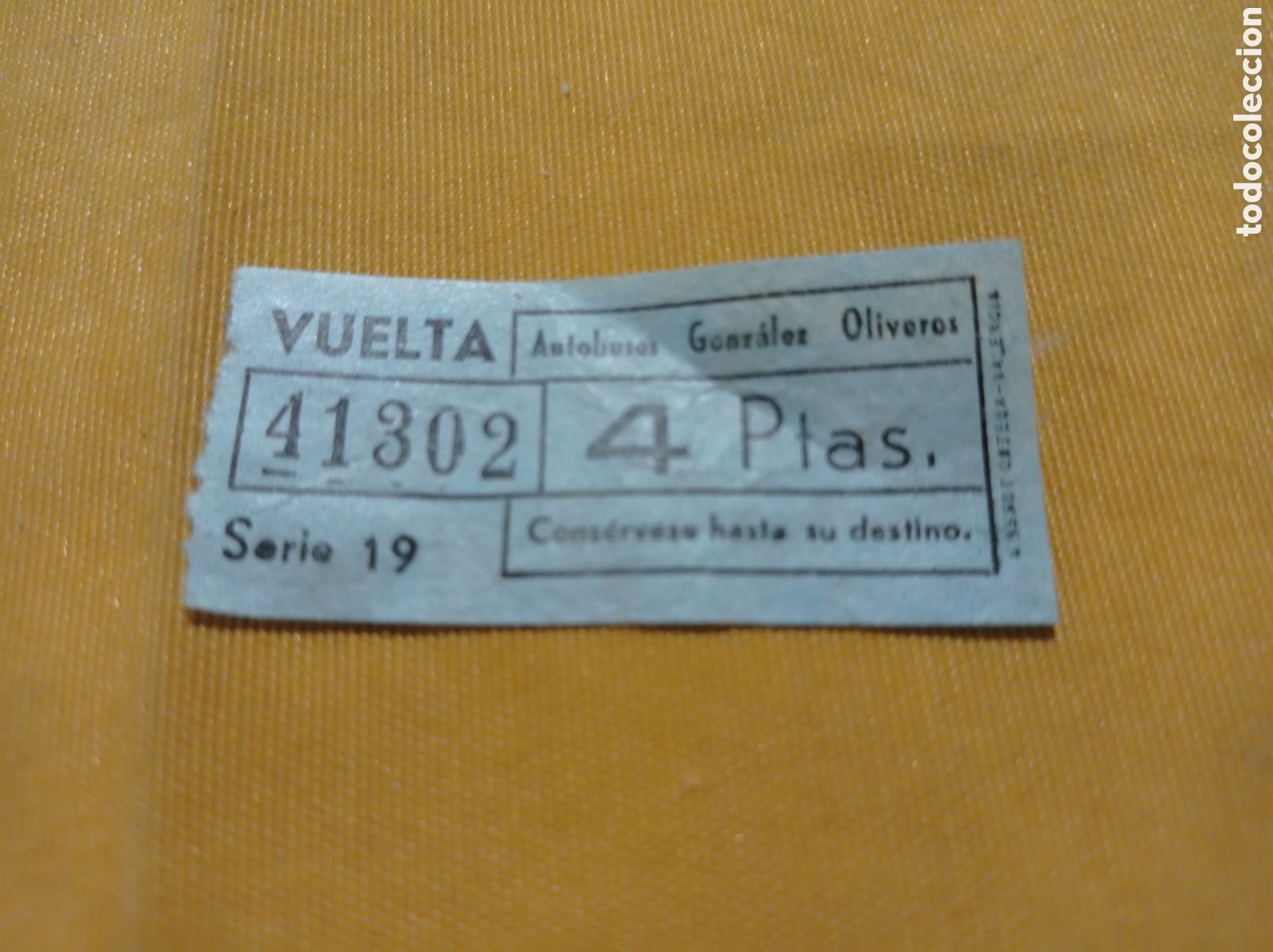 Coleccionismo Billetes de transporte: M&aacute;laga,antiguo billete autobus