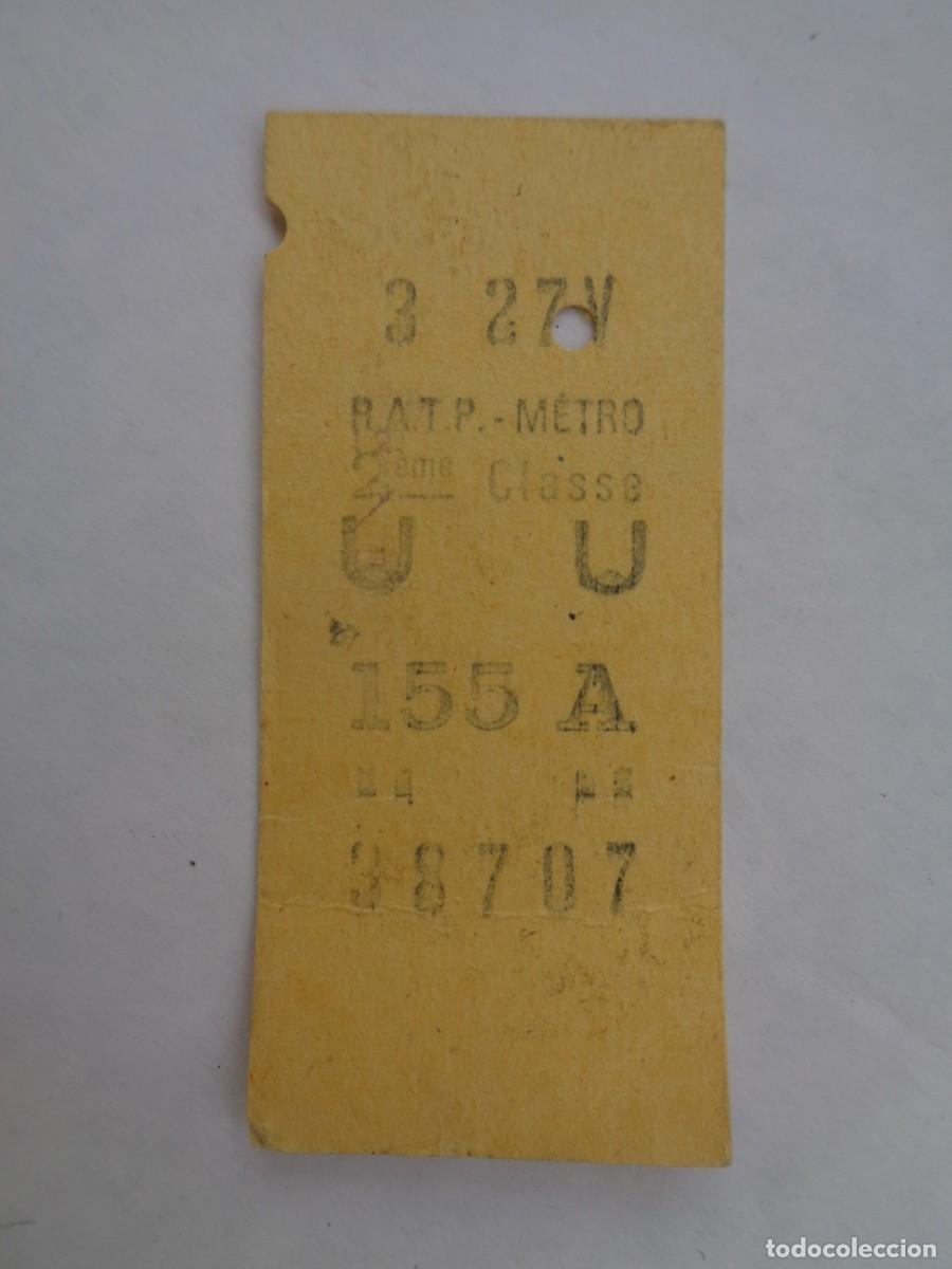 Coleccionismo Billetes de transporte: BILLETE DE METRO EXTRANJERO (?)