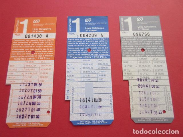 Colecionismos Bilhetes de Transporte: TARJETA RESISTIVA - Ref: COL_RESISTIVA - COL_RES_FGC - FERROCARRILES GENERALITAT VER FOTO TODAS DIFE