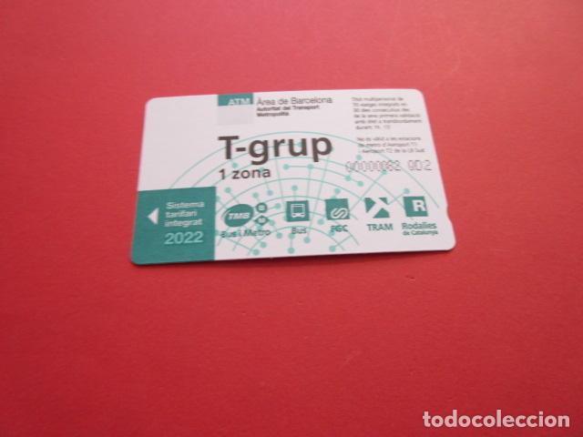 Colecionismos Bilhetes de Transporte: ref: TARMAGATMCOL - //// OPORTUNIDAD \\\\ A&Ntilde;O 2022 - T-GRUP 1 ZONAS - LEE INTERIOR