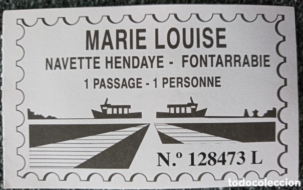 Coleccionismo Billetes de transporte: BILLETE MARIE LOUISE