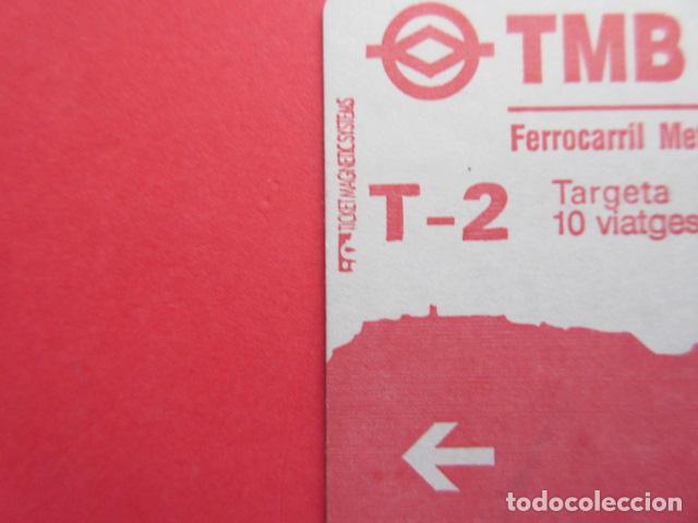 Coleccionismo Billetes de transporte: LOTE 1 TARJETAS DIFERENTES T-2 MAGNETIC SYSTEMS BARCELONA VER DIFERENCIAS