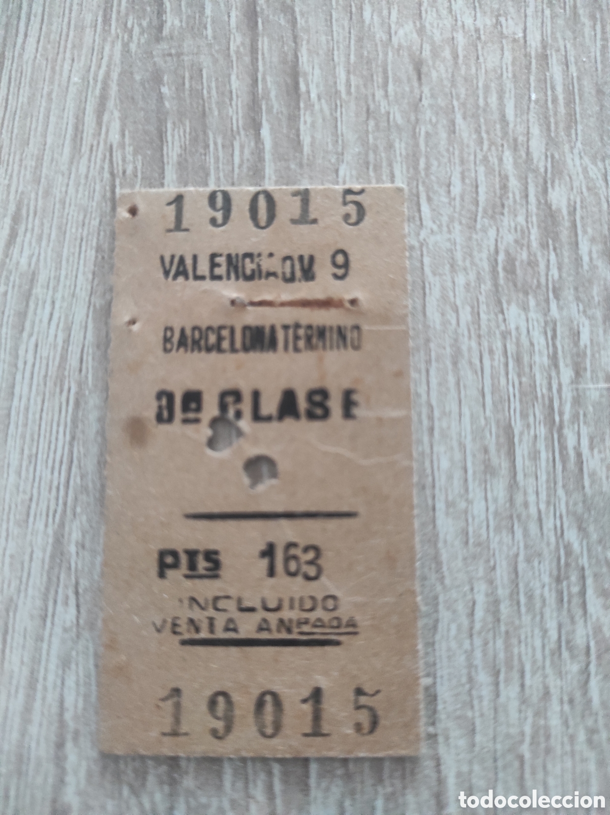 Coleccionismo Billetes de transporte: Billetes de tren ,antiguo