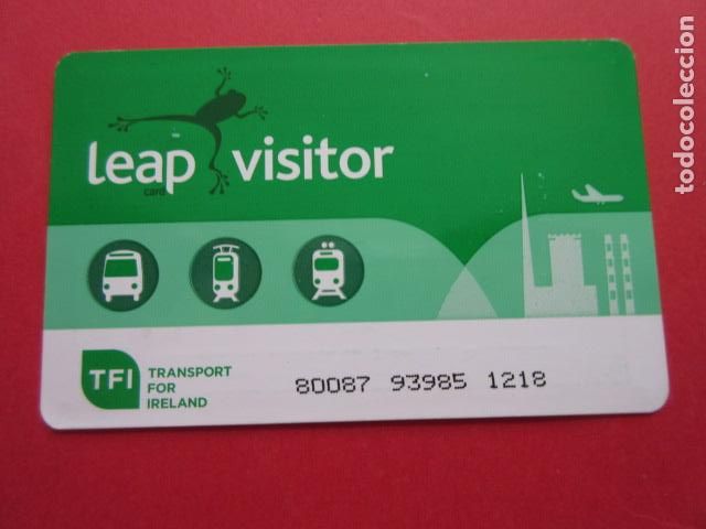 Collectables Transport Tickets: TARJETA IRLANDA LEAP VISITOR TFI