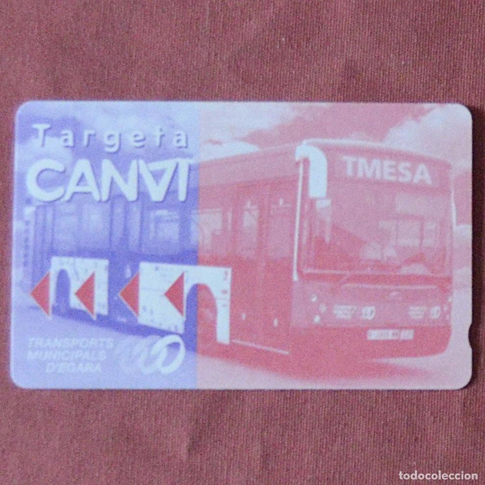 Colecionismos Bilhetes de Transporte: TARJETA DE AUTOBUS - TRANSPORTS MUNICIPALS D' EGARA - CANVI - NUEVA SIN USO