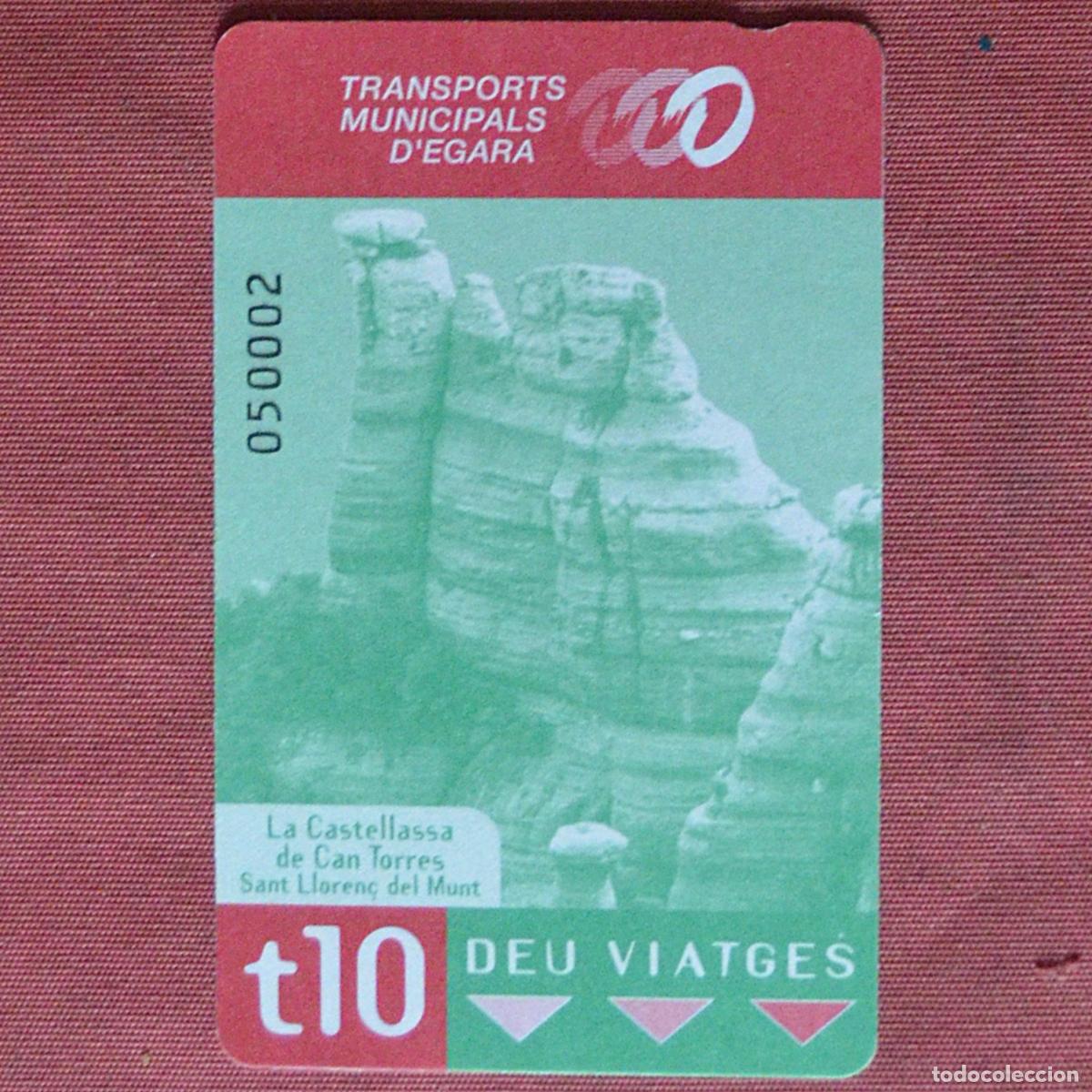 Sammeln von Fahrkarten: TARJETA DE BUS - T 10 - TRANSPORTS MUNICIPALS DE ESGARA - NUEVA - SIN USO