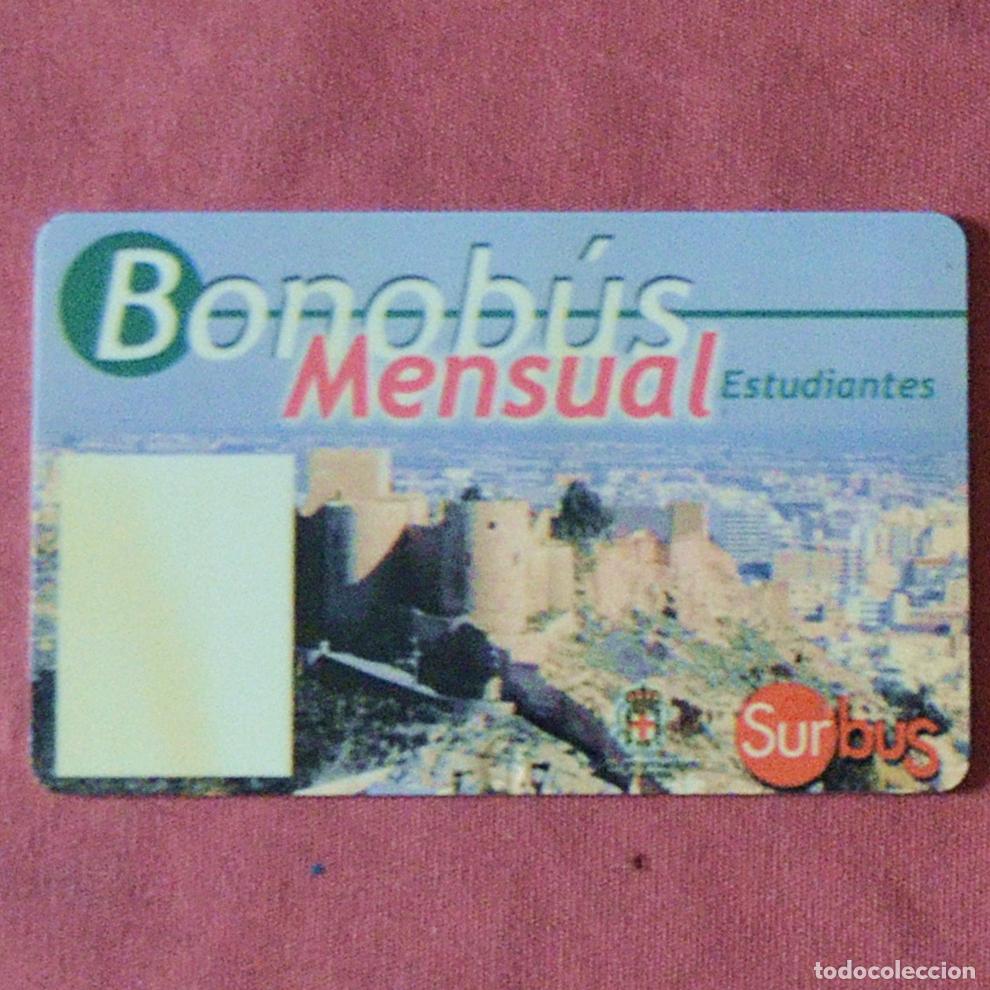 Sammeln von Fahrkarten: TARJETA DE BUS - BONO BUS MENSUAL - SURBUS - NUEVA - SIN USO