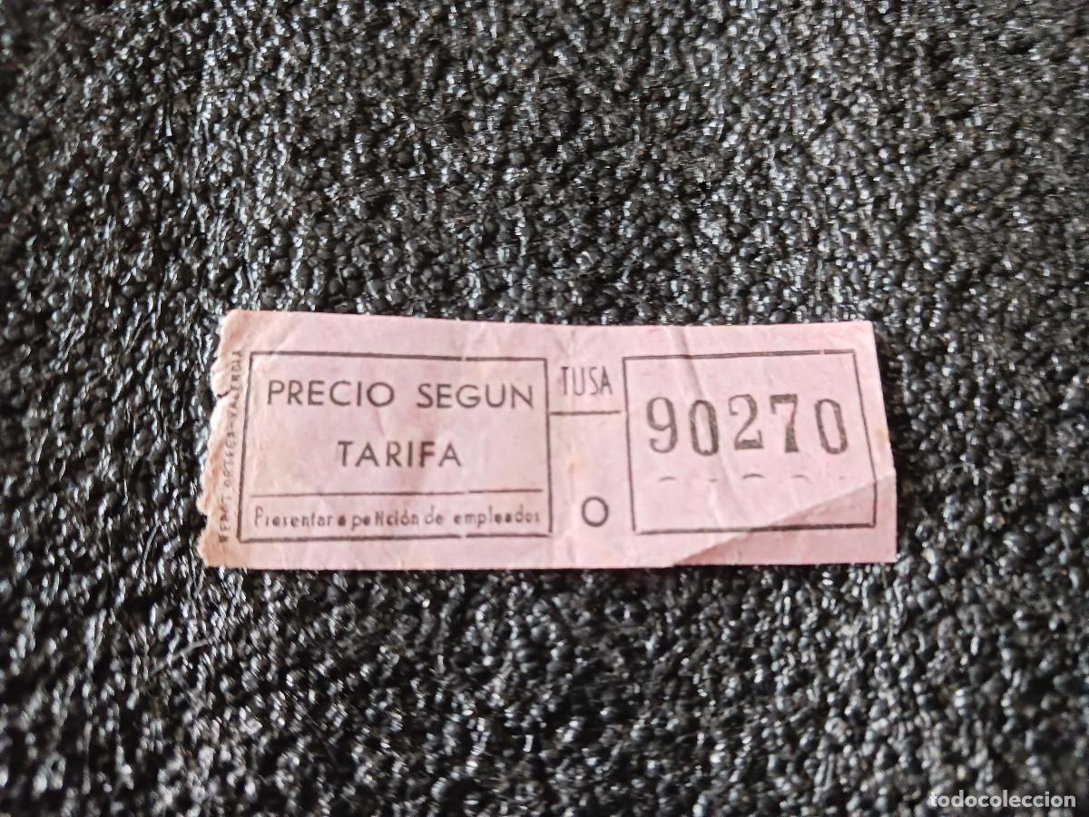 Colecionismos Bilhetes de Transporte: billete TUSA, Badalona, letra o