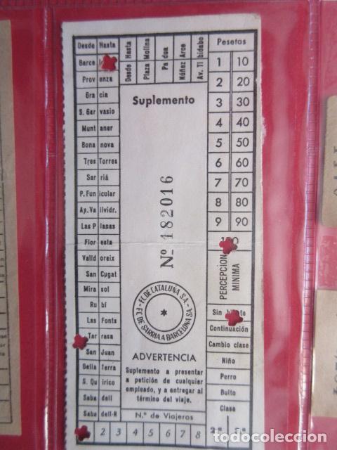 Sammeln von Fahrkarten: Ref: FGC_COL_01 - COLECCION TARJETAS ABONOS BILLETES FERROCARRILES SARRIA CATALANES GENERALITAT FGC