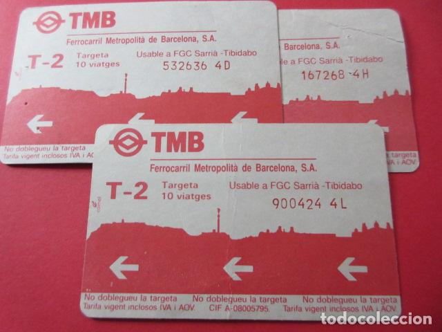 Sammeln von Fahrkarten: ref: TMAGMETRO - VER SERIE Y PUBLICI- 3 TARJETA COLECCI&Oacute;N MAGNETICA METRO BARCELONA - LEER INTERIOR
