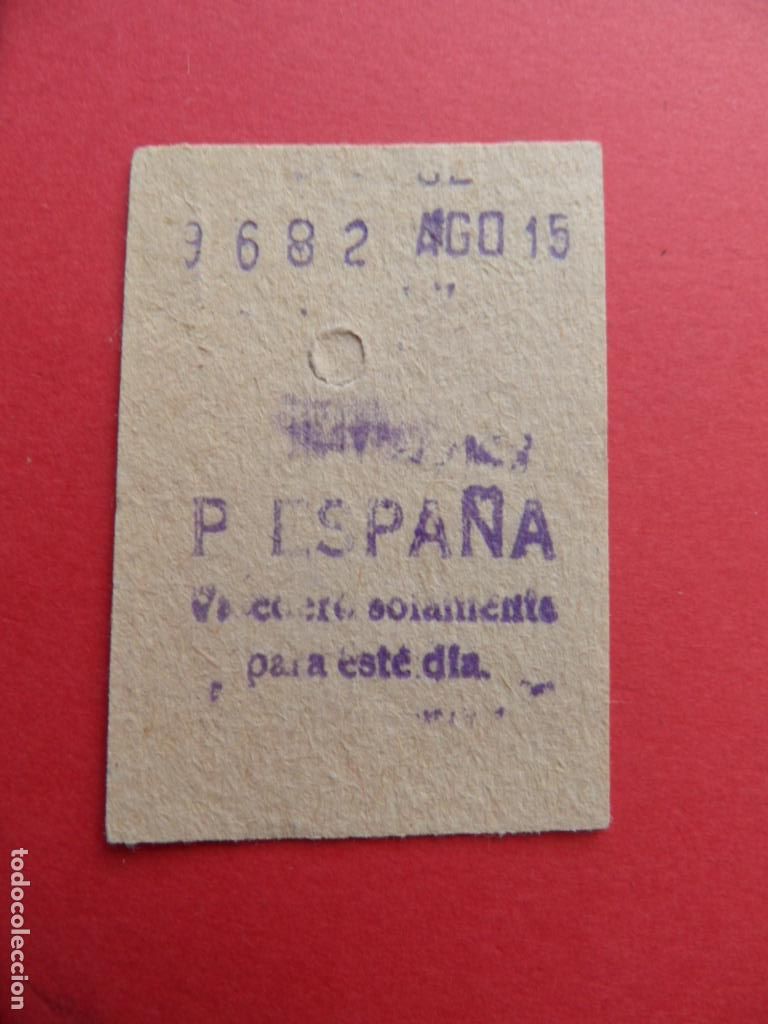 Colecionismos Bilhetes de Transporte: METRO DE MADRID - REF: REFMM01 - - PARADA P. ESPA&Ntilde;A B-22