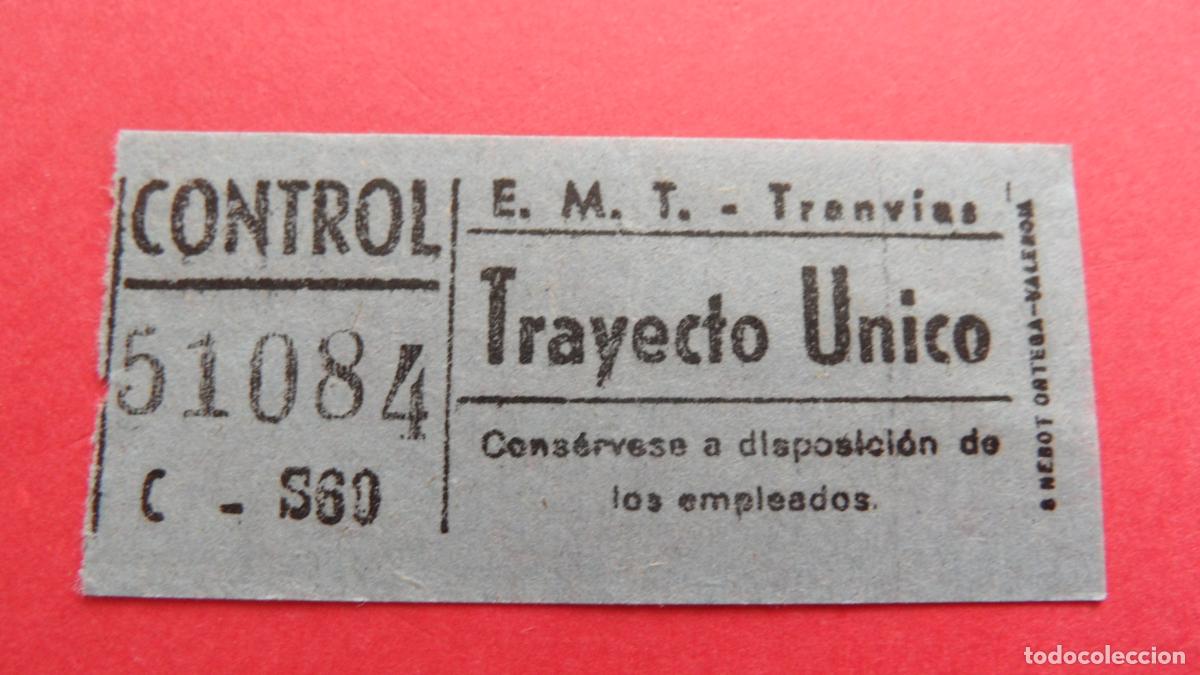 Collectables Transport Tickets: REF: TRMAD_EMT_TRAN - EMPRESA MUNICIPAL DE TRANSPORTE TRANV&Iacute;AS - MADRID - LEE INTERI