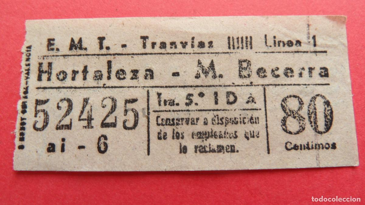 Collectables Transport Tickets: REF: TRMAD_EMT_TRAN - EMPRESA MUNICIPAL DE TRANSPORTE TRANV&Iacute;AS - MADRID - 52425 CAPICUA LEE INTERI