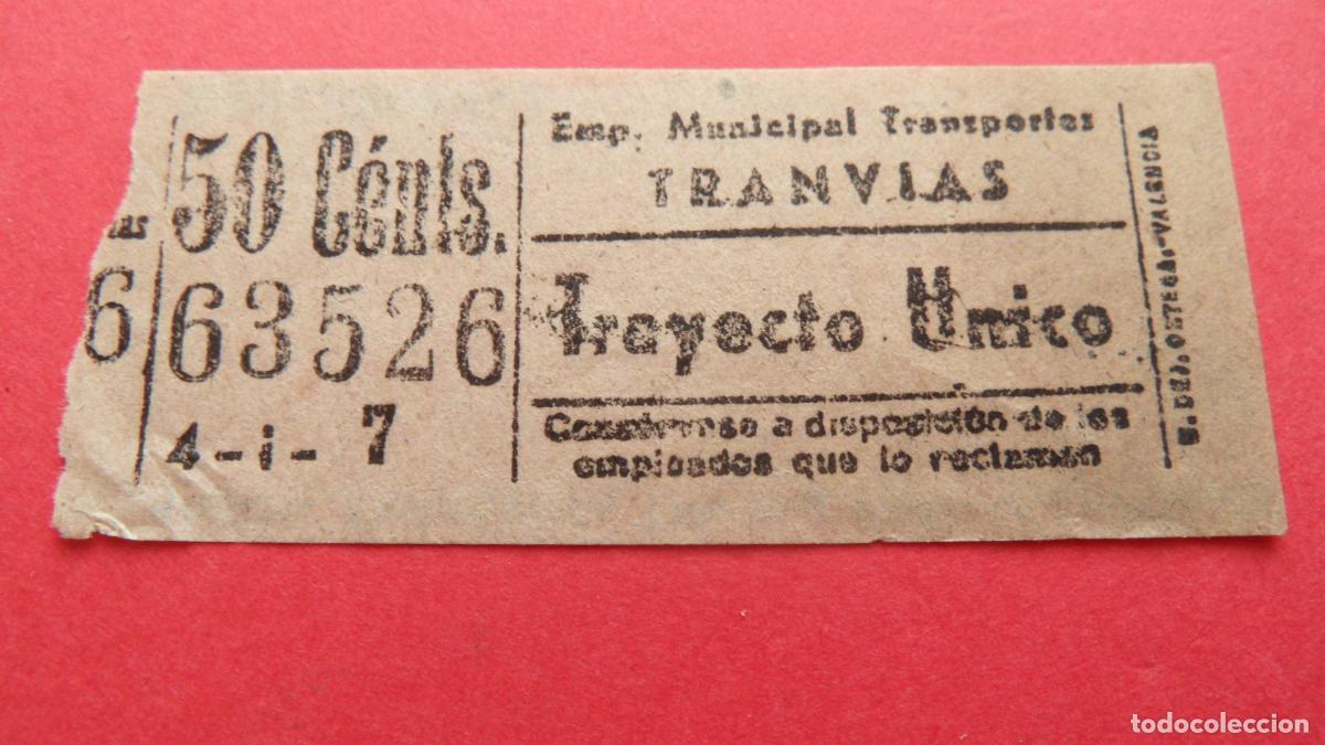 Collectionnisme Billets de transport: REF: TRMAD_EMT_TRAN - EMPRESA MUNICIPAL DE TRANSPORTE TRANV&Iacute;AS - MADRID - LEE INTERI