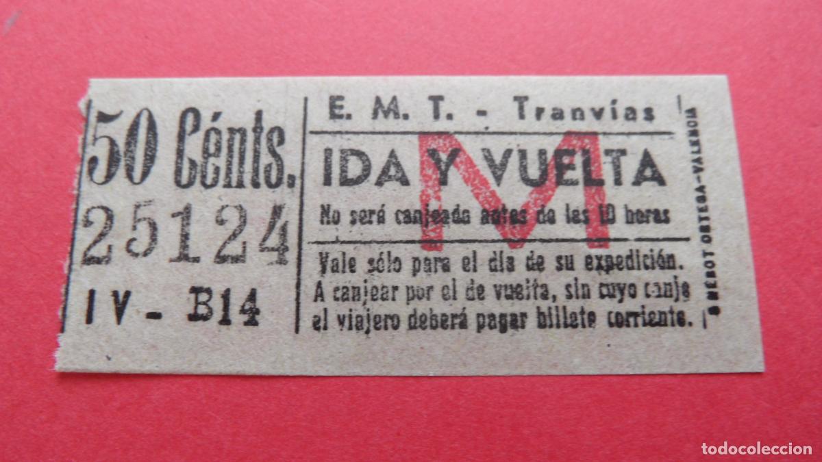 Collectionnisme Billets de transport: REF: TRMAD_EMT_TRAN - EMPRESA MUNICIPAL DE TRANSPORTE TRANV&Iacute;AS - MADRID - LEE INTERI